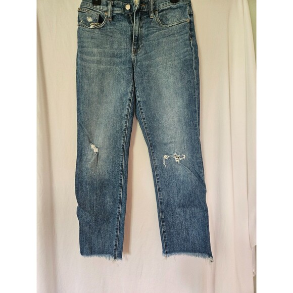 J. Crew Slim Boyfriend Jeans Womens Size 26 Distressed - Picture 1 of 13